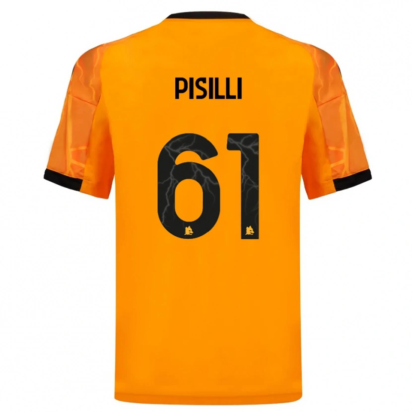 Danxen Herren Niccolò Pisilli #61 Orange Schwarz Auswärtstrikot Trikot 2025/26 T-Shirt Österreich