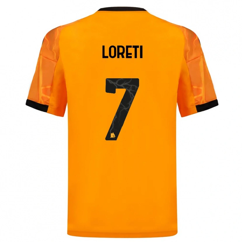 Danxen Herren Mirko Loreti #7 Orange Schwarz Auswärtstrikot Trikot 2025/26 T-Shirt Österreich