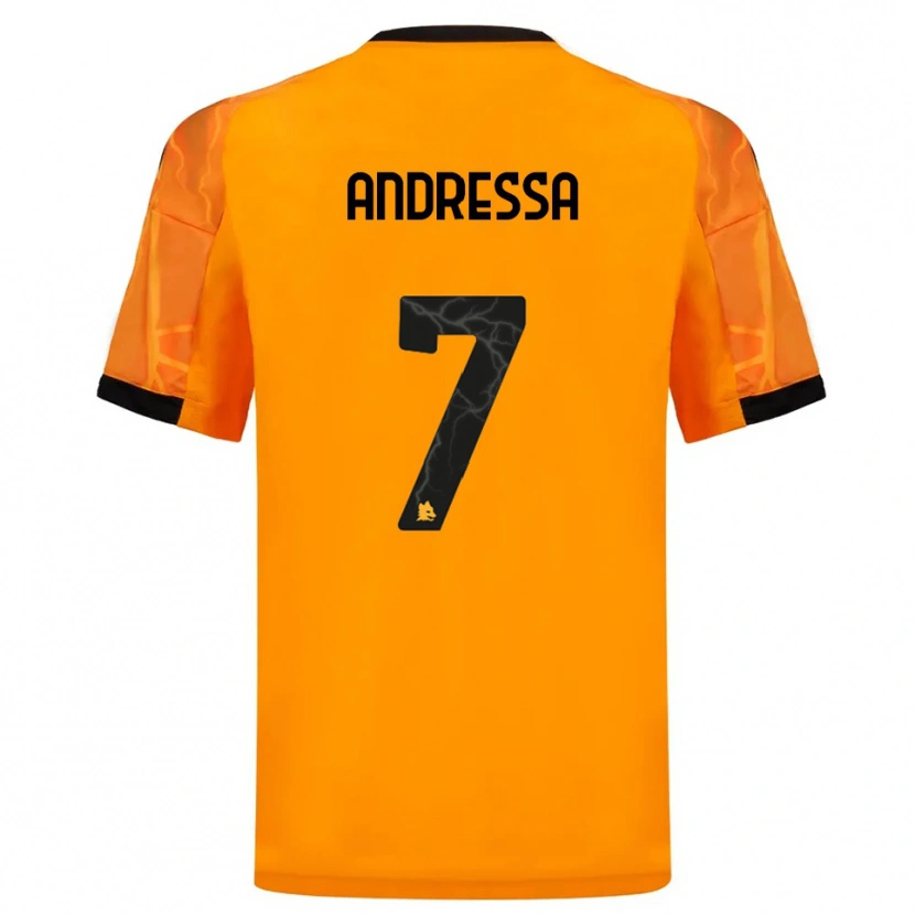 Danxen Herren Andressa #7 Orange Schwarz Auswärtstrikot Trikot 2025/26 T-Shirt Österreich