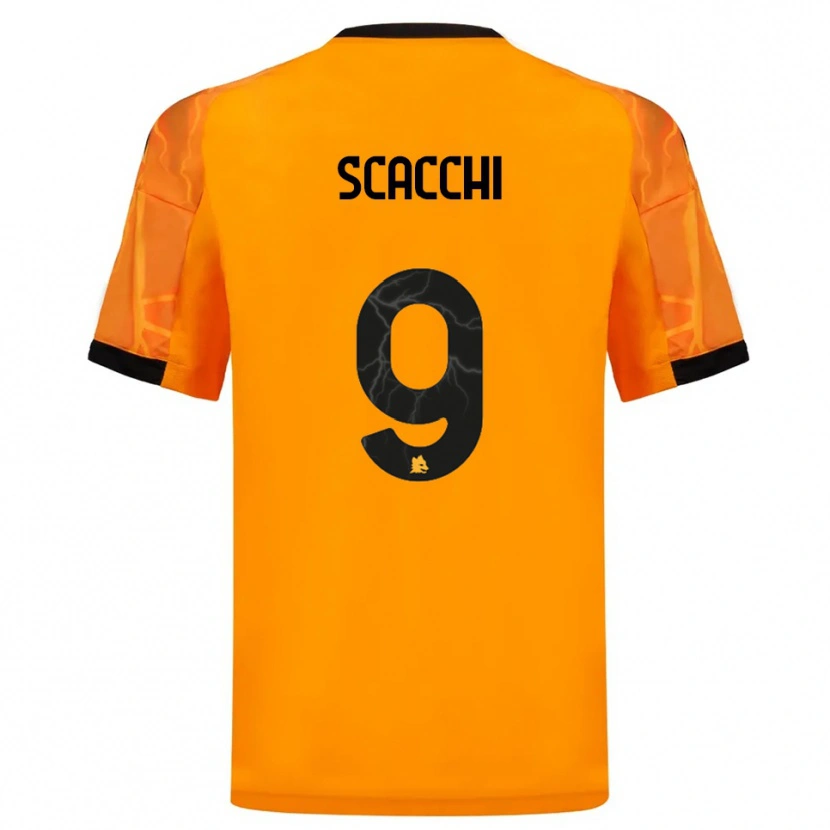 Danxen Herren Manuel Scacchi #9 Orange Schwarz Auswärtstrikot Trikot 2025/26 T-Shirt Österreich
