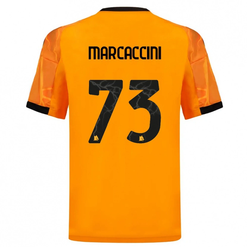 Danxen Herren Alessio Marcaccini #73 Orange Schwarz Auswärtstrikot Trikot 2025/26 T-Shirt Österreich
