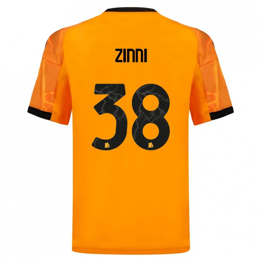 Danxen Herren Raul Zinni #38 Orange Schwarz Auswärtstrikot Trikot 2025/26 T-Shirt Österreich