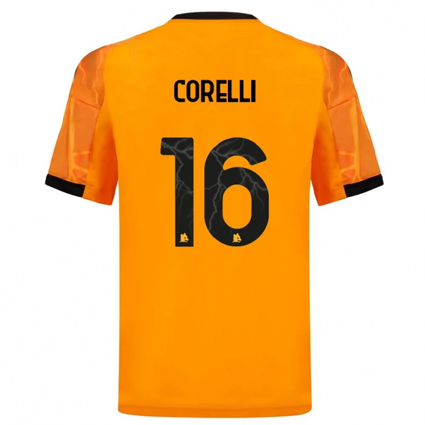 Danxen Herren Alice Corelli #16 Orange Schwarz Auswärtstrikot Trikot 2025/26 T-Shirt Österreich