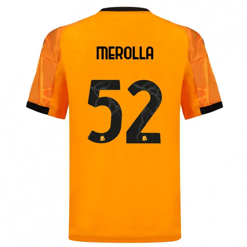 Danxen Herren Liliana Merolla #52 Orange Schwarz Auswärtstrikot Trikot 2025/26 T-Shirt Österreich