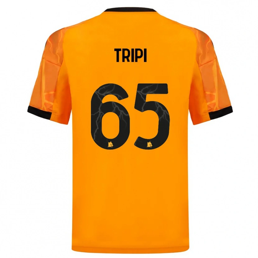Danxen Herren Filippo Tripi #65 Orange Schwarz Auswärtstrikot Trikot 2025/26 T-Shirt Österreich