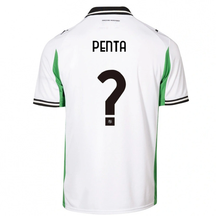 Danxen Herren Mattia Penta #0 Weiß Grün Schwarz Auswärtstrikot Trikot 2025/26 T-Shirt Österreich