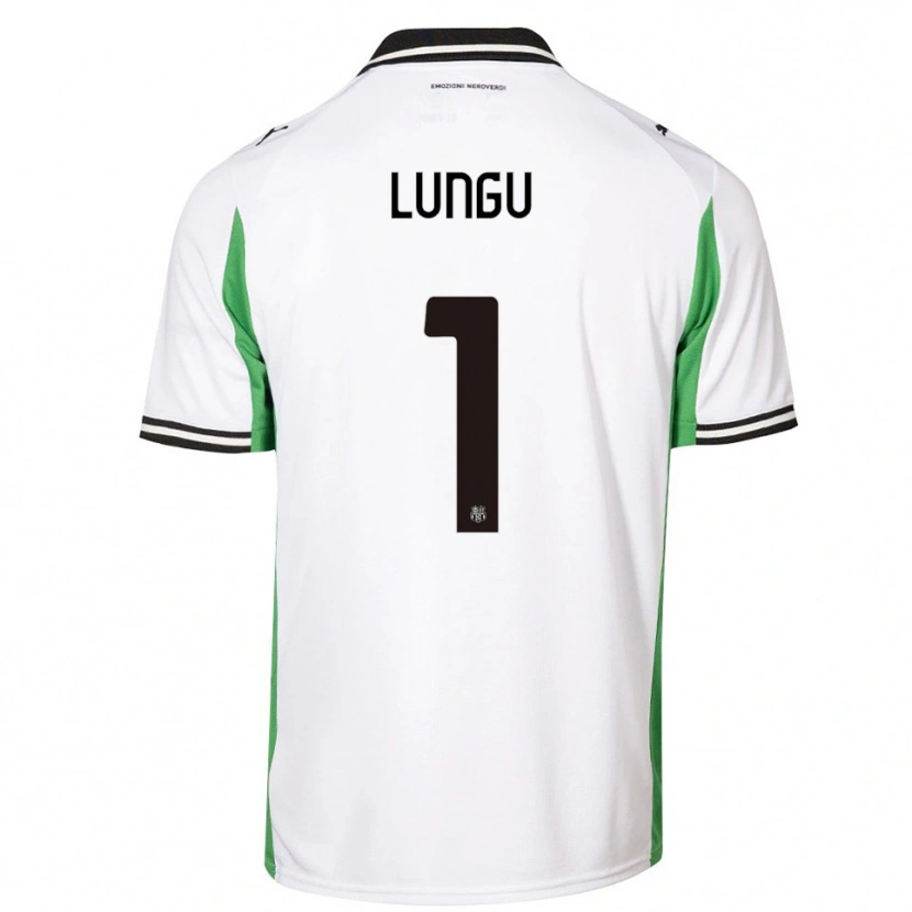 Danxen Herren Luca Lungu #1 Weiß Grün Schwarz Auswärtstrikot Trikot 2025/26 T-Shirt Österreich