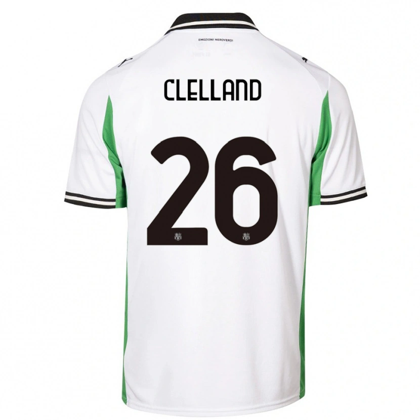 Danxen Herren Lana Clelland #26 Weiß Grün Schwarz Auswärtstrikot Trikot 2025/26 T-Shirt Österreich
