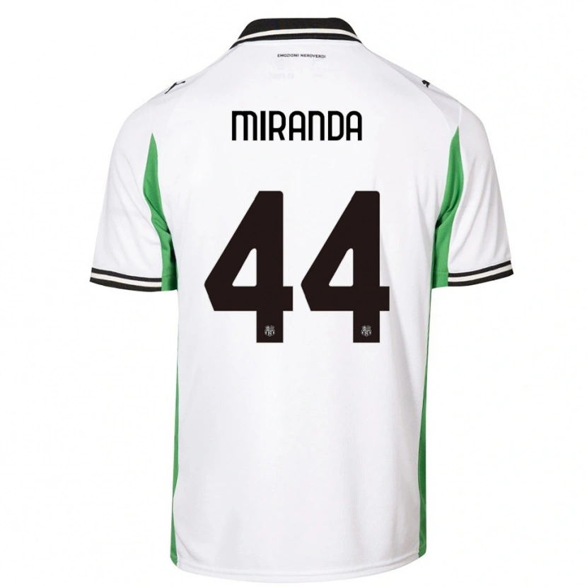 Danxen Herren Kevin Miranda #44 Weiß Grün Schwarz Auswärtstrikot Trikot 2025/26 T-Shirt Österreich