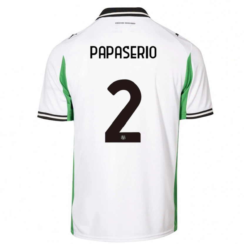 Danxen Herren Gabriele Papaserio #2 Weiß Grün Schwarz Auswärtstrikot Trikot 2025/26 T-Shirt Österreich