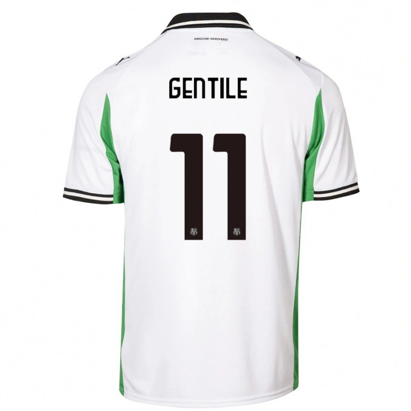 Danxen Herren Raffaele Gentile #11 Weiß Grün Schwarz Auswärtstrikot Trikot 2025/26 T-Shirt Österreich