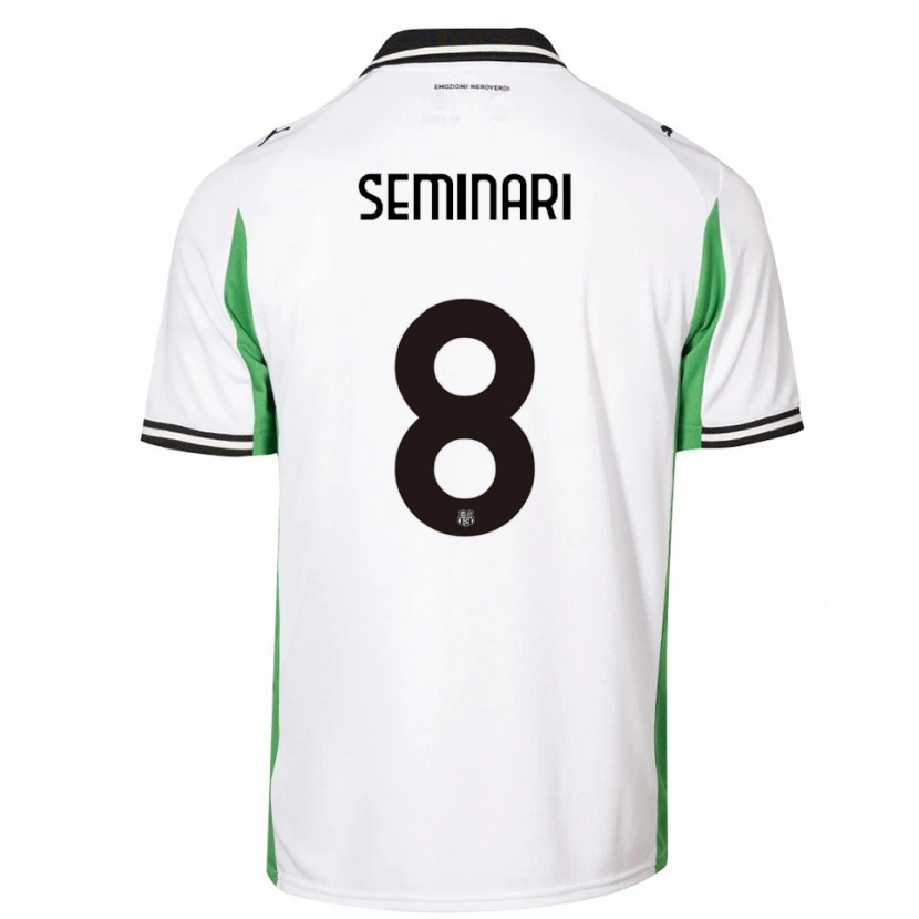 Danxen Herren Giacomo Seminari #8 Weiß Grün Schwarz Auswärtstrikot Trikot 2025/26 T-Shirt Österreich