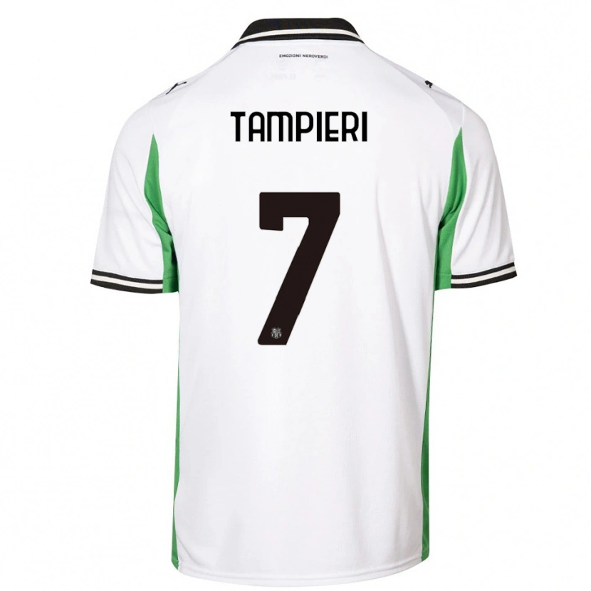 Danxen Herren Diego Tampieri #7 Weiß Grün Schwarz Auswärtstrikot Trikot 2025/26 T-Shirt Österreich