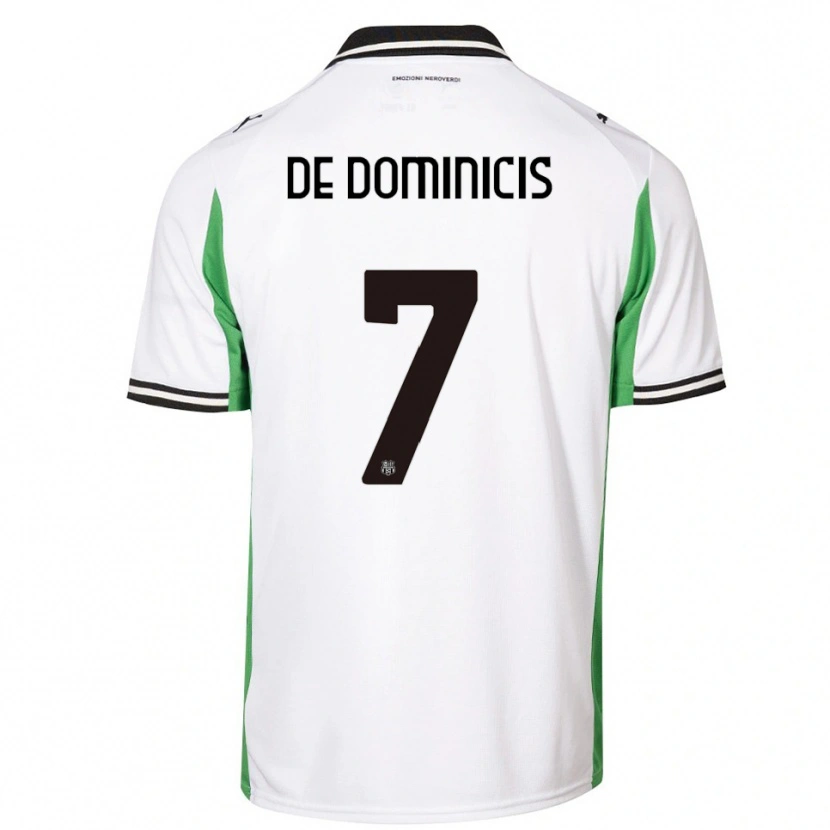 Danxen Herren Diego De Dominicis #7 Weiß Grün Schwarz Auswärtstrikot Trikot 2025/26 T-Shirt Österreich
