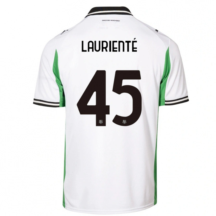Danxen Herren Armand Laurienté #45 Weiß Grün Schwarz Auswärtstrikot Trikot 2025/26 T-Shirt Österreich