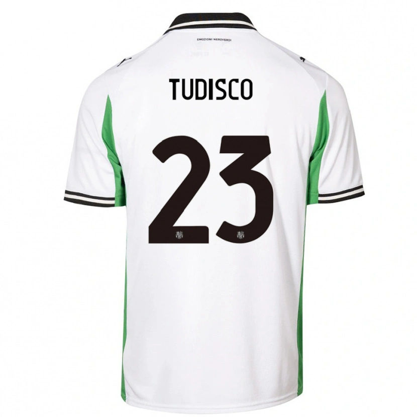 Danxen Herren Giorgia Tudisco #23 Weiß Grün Schwarz Auswärtstrikot Trikot 2025/26 T-Shirt Österreich