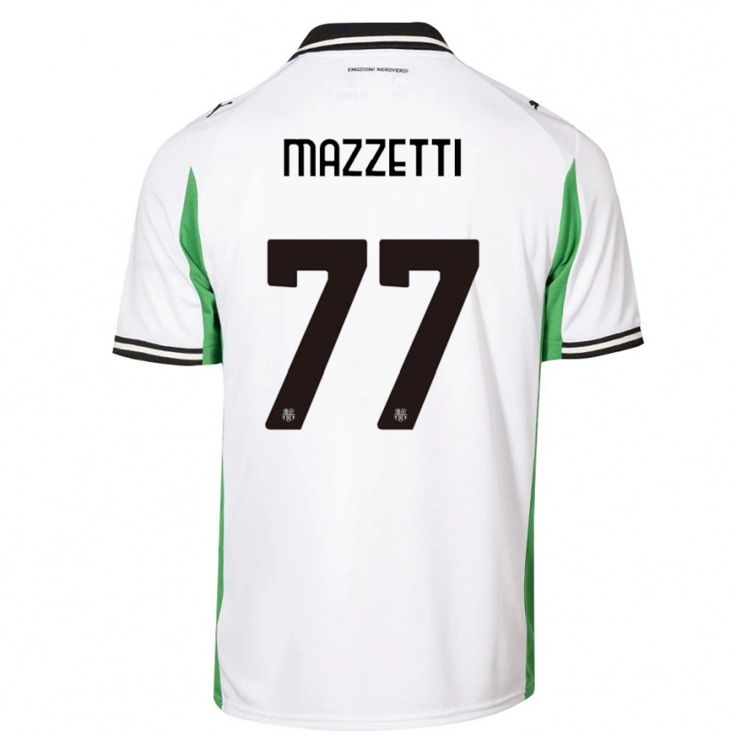 Danxen Herren Riccardo Mazzetti #77 Weiß Grün Schwarz Auswärtstrikot Trikot 2025/26 T-Shirt Österreich