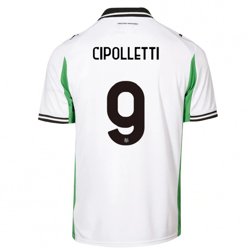 Danxen Herren Matteo Cipolletti #9 Weiß Grün Schwarz Auswärtstrikot Trikot 2025/26 T-Shirt Österreich