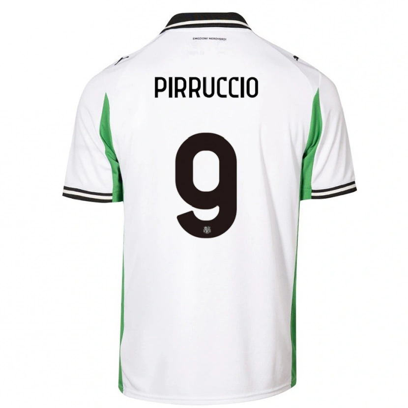 Danxen Herren Federico Pirruccio #9 Weiß Grün Schwarz Auswärtstrikot Trikot 2025/26 T-Shirt Österreich