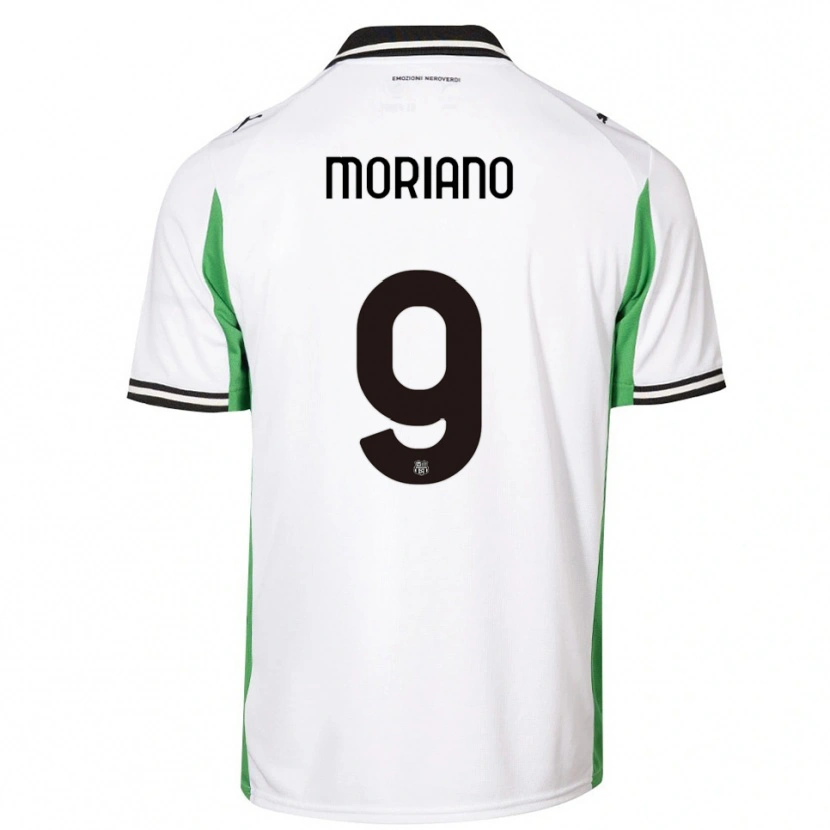 Danxen Herren Andrea Moriano #9 Weiß Grün Schwarz Auswärtstrikot Trikot 2025/26 T-Shirt Österreich