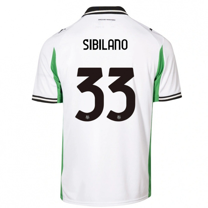 Danxen Herren Alessio Sibilano #33 Weiß Grün Schwarz Auswärtstrikot Trikot 2025/26 T-Shirt Österreich