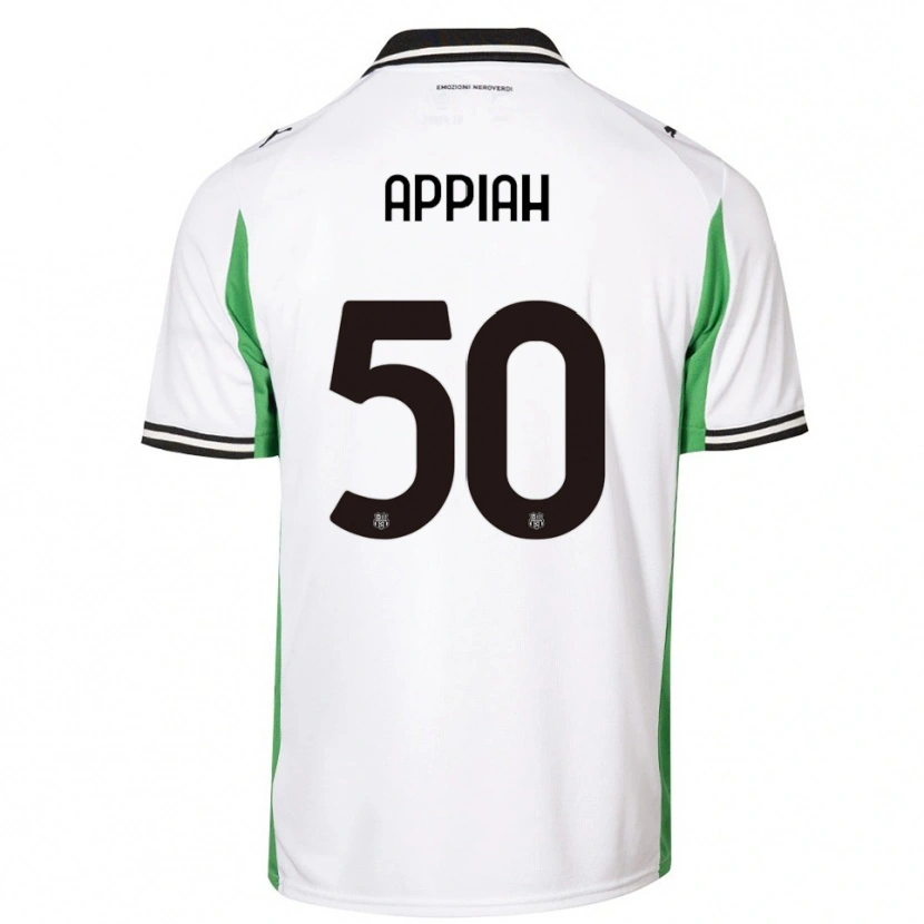 Danxen Herren Lorenzo Appiah #50 Weiß Grün Schwarz Auswärtstrikot Trikot 2025/26 T-Shirt Österreich