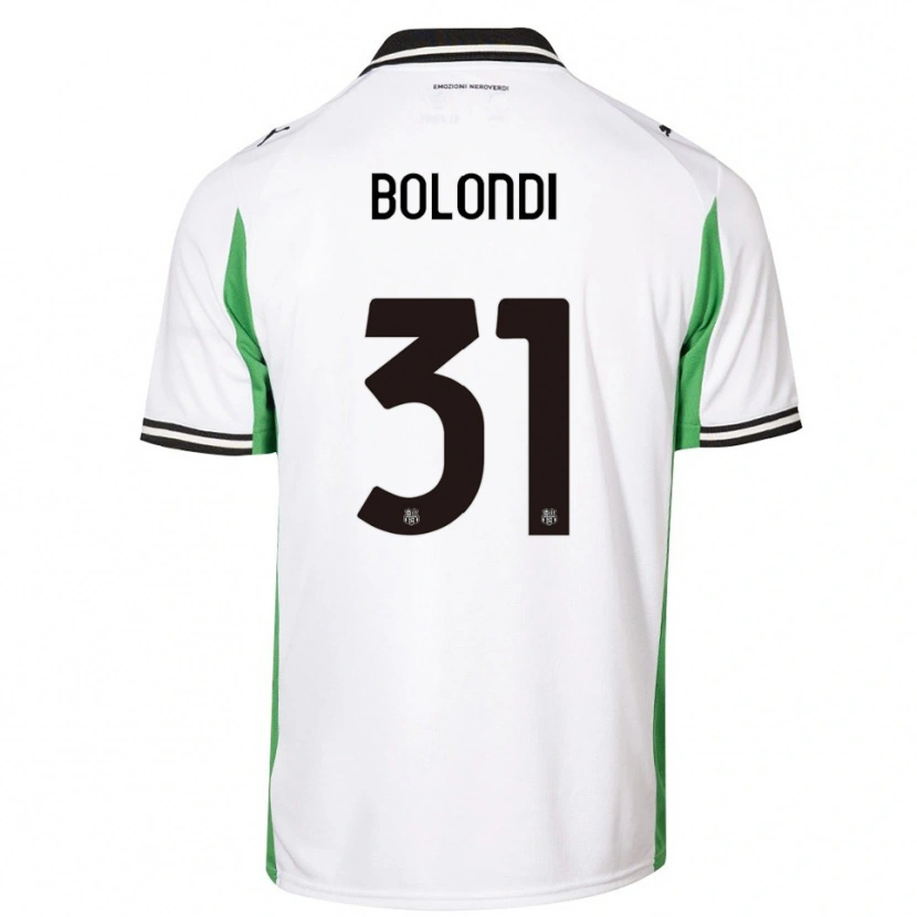Danxen Herren Francesco Bolondi #31 Weiß Grün Schwarz Auswärtstrikot Trikot 2025/26 T-Shirt Österreich