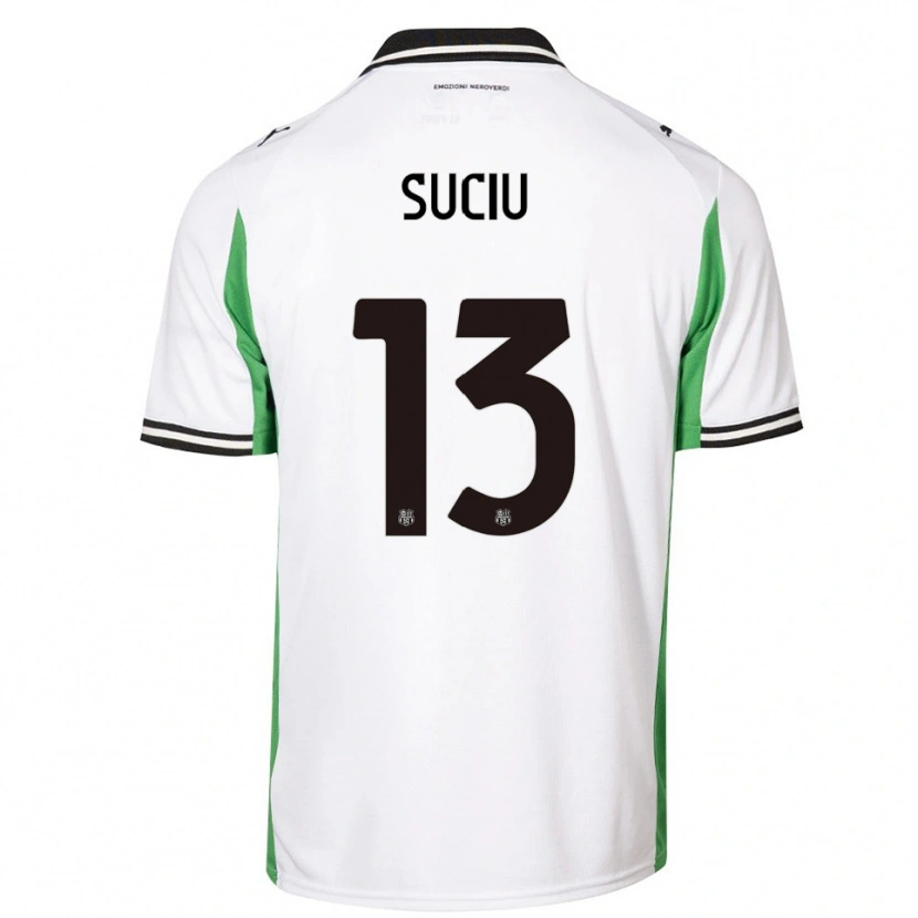 Danxen Herren Tudor Suciu #13 Weiß Grün Schwarz Auswärtstrikot Trikot 2025/26 T-Shirt Österreich