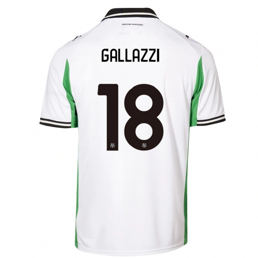 Danxen Herren Valentina Gallazzi #18 Weiß Grün Schwarz Auswärtstrikot Trikot 2025/26 T-Shirt Österreich