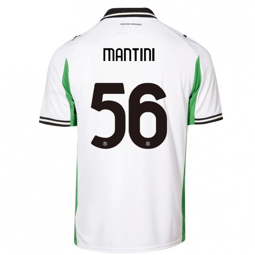 Danxen Herren Raffaele Mantini #56 Weiß Grün Schwarz Auswärtstrikot Trikot 2025/26 T-Shirt Österreich
