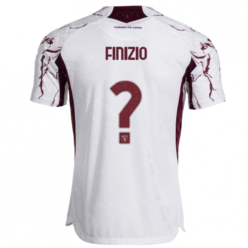 Danxen Herren Davide Finizio #0 Weiß Burgunderrot Auswärtstrikot Trikot 2025/26 T-Shirt Österreich