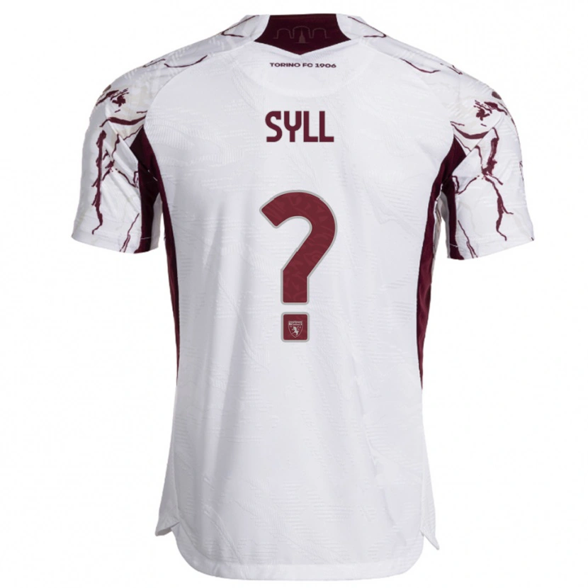 Danxen Herren Omar Syll #0 Weiß Burgunderrot Auswärtstrikot Trikot 2025/26 T-Shirt Österreich