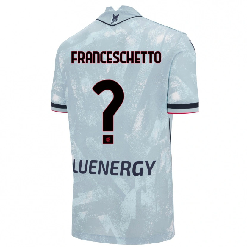 Danxen Herren Mattia Franceschetto #0 Hellblau Schwarz Auswärtstrikot Trikot 2025/26 T-Shirt Österreich