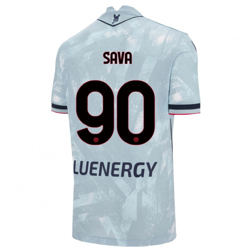 Danxen Herren Răzvan Sava #90 Hellblau Schwarz Auswärtstrikot Trikot 2025/26 T-Shirt Österreich