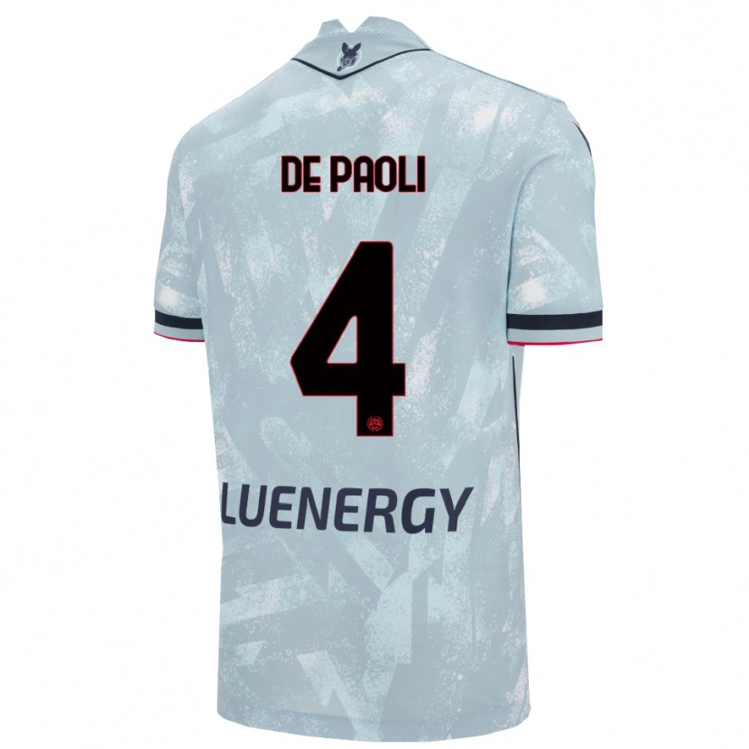 Danxen Herren Cristiano De Paoli #4 Hellblau Schwarz Auswärtstrikot Trikot 2025/26 T-Shirt Österreich