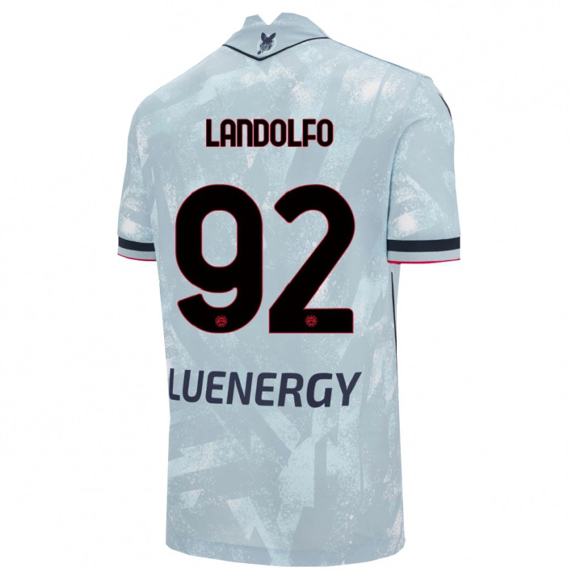 Danxen Herren Tommaso Landolfo #92 Hellblau Schwarz Auswärtstrikot Trikot 2025/26 T-Shirt Österreich