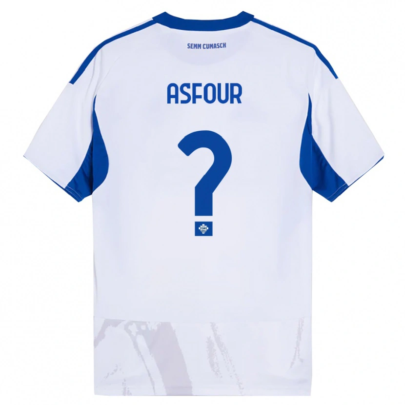 Danxen Herren Adam Asfour #0 Weiß Blau Auswärtstrikot Trikot 2025/26 T-Shirt Österreich