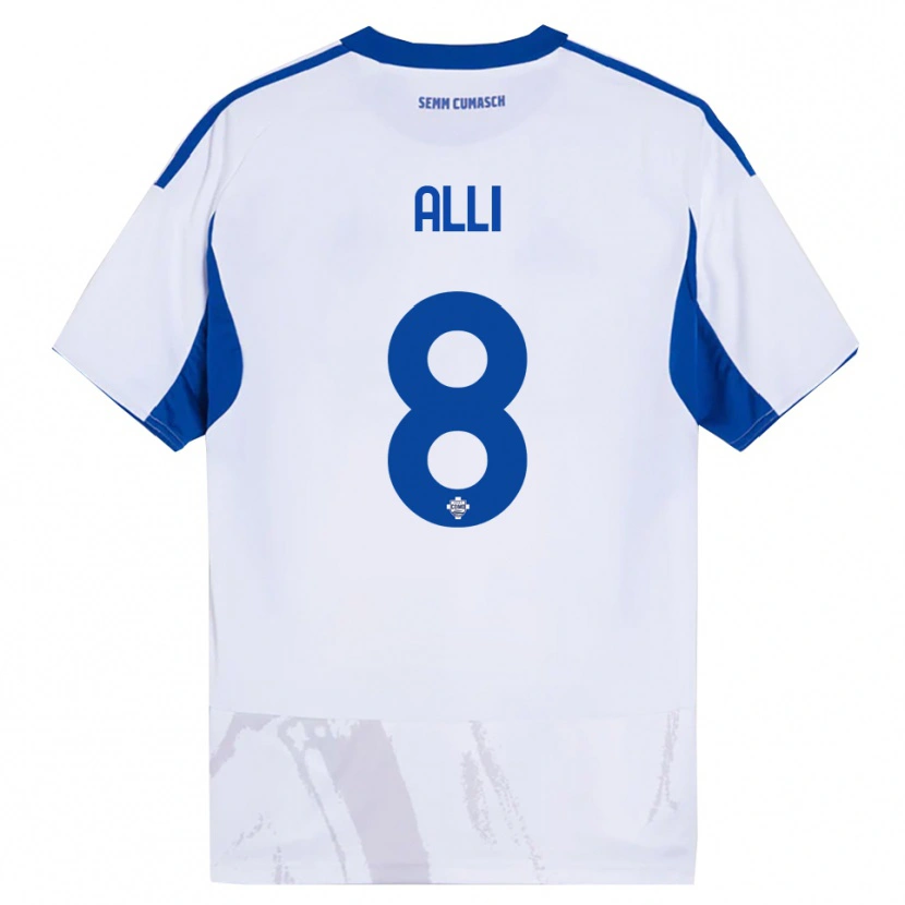 Danxen Herren Dele Alli #8 Weiß Blau Auswärtstrikot Trikot 2025/26 T-Shirt Österreich