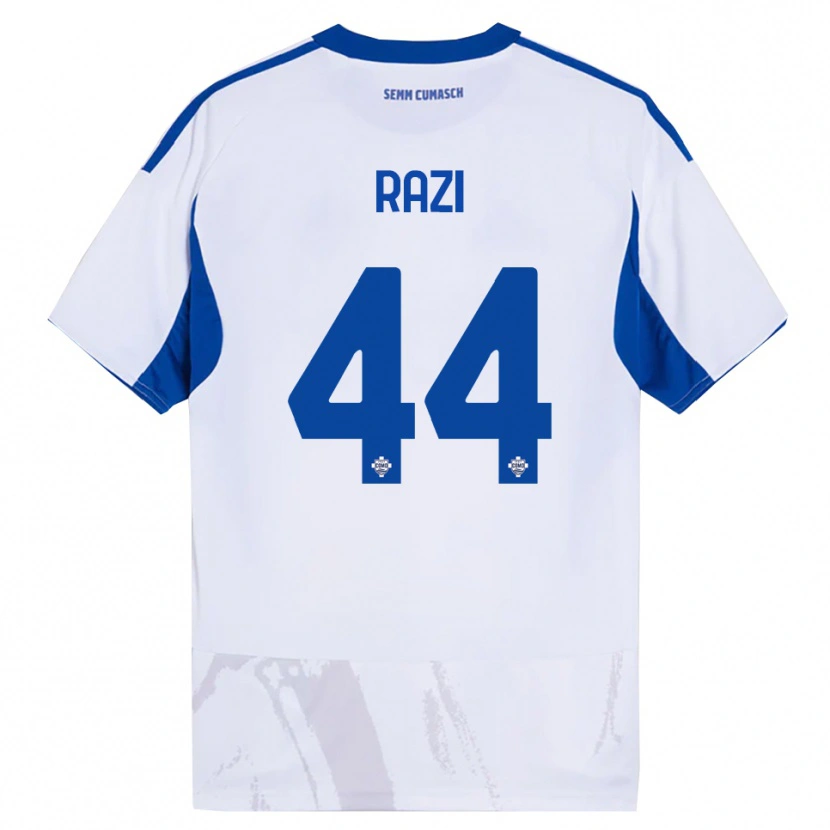 Danxen Herren Naj Razi #44 Weiß Blau Auswärtstrikot Trikot 2025/26 T-Shirt Österreich
