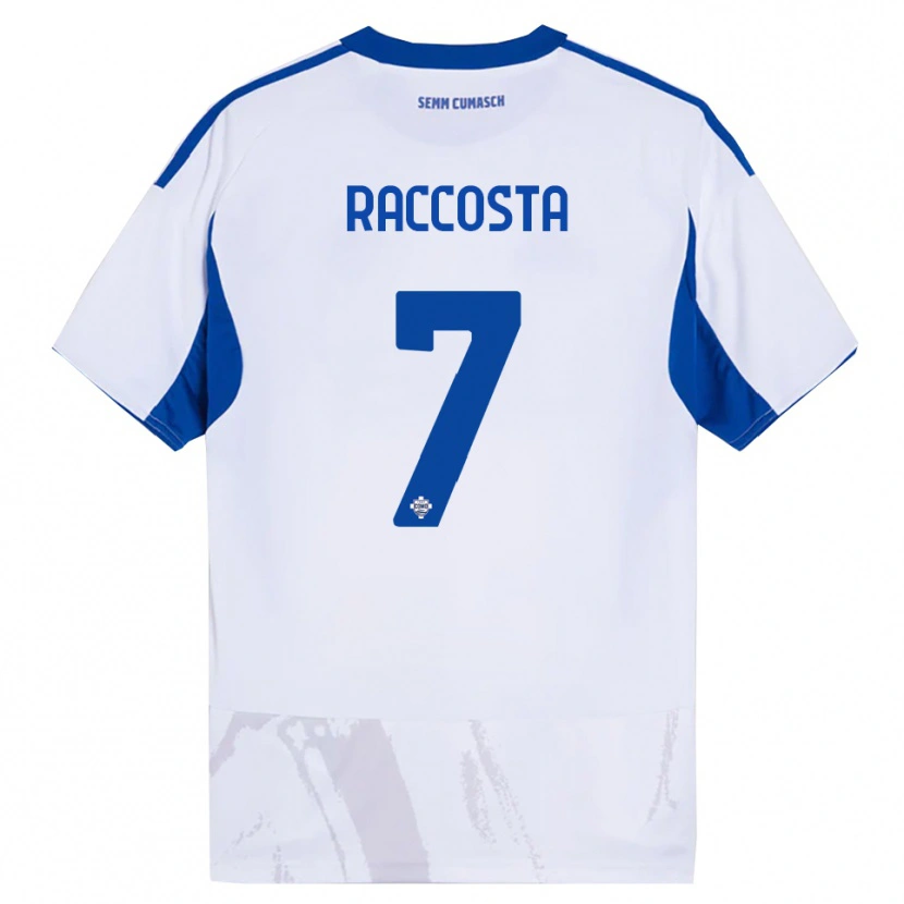 Danxen Herren Jacopo Raccosta #7 Weiß Blau Auswärtstrikot Trikot 2025/26 T-Shirt Österreich