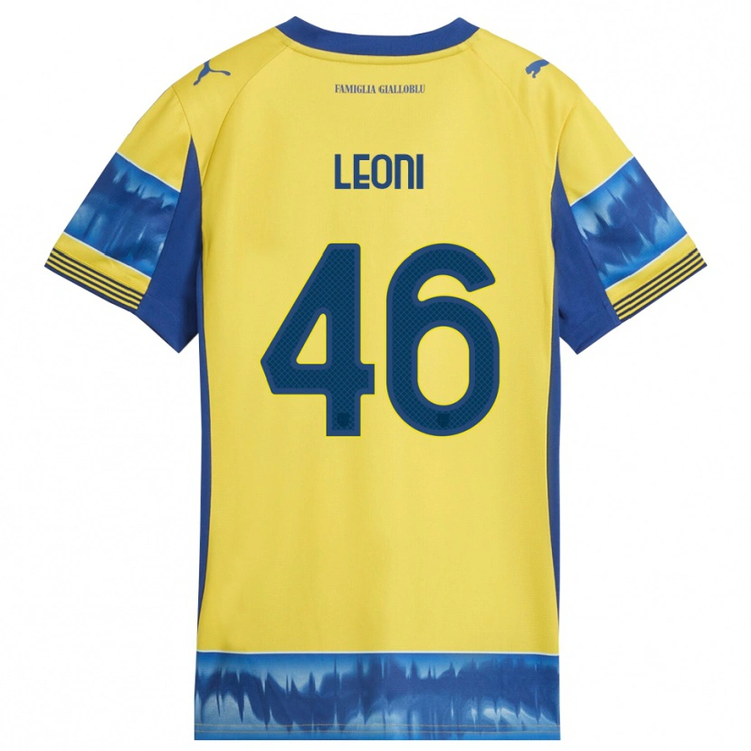 Danxen Herren Giovanni Leoni #46 Gelb Blau Auswärtstrikot Trikot 2025/26 T-Shirt Österreich
