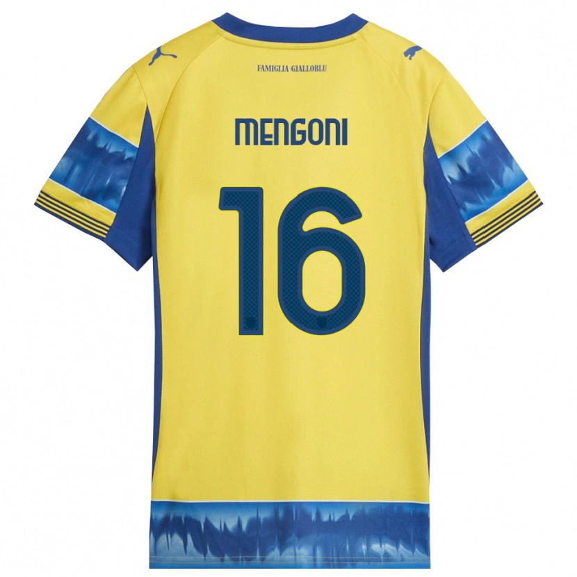 Danxen Herren Filippo Mengoni #16 Gelb Blau Auswärtstrikot Trikot 2025/26 T-Shirt Österreich