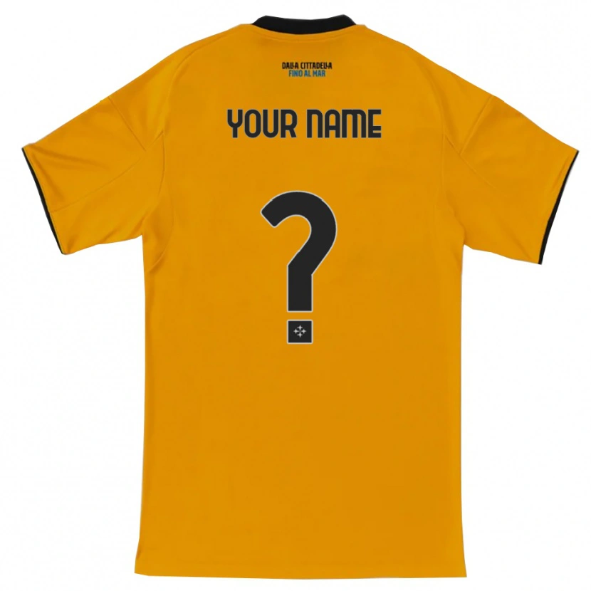 Danxen Herren Ihren Namen #0 Orange Blau Auswärtstrikot Trikot 2025/26 T-Shirt Österreich