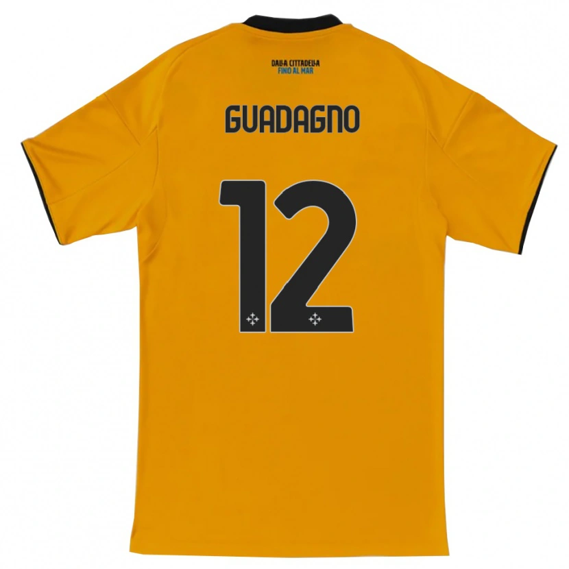 Danxen Herren Johan Guadagno #12 Orange Blau Auswärtstrikot Trikot 2025/26 T-Shirt Österreich
