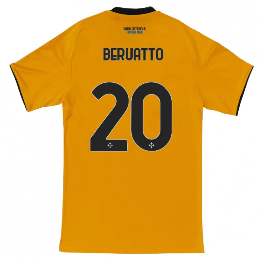 Danxen Herren Pietro Beruatto #20 Orange Blau Auswärtstrikot Trikot 2025/26 T-Shirt Österreich