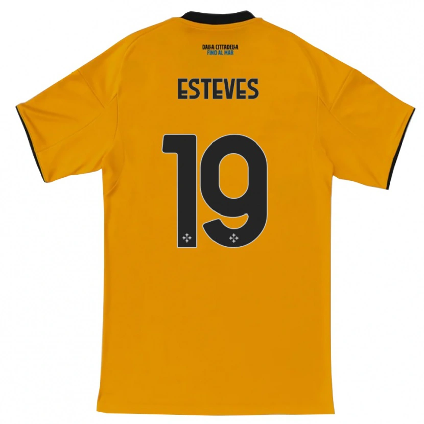 Danxen Herren Tomás Esteves #19 Orange Blau Auswärtstrikot Trikot 2025/26 T-Shirt Österreich