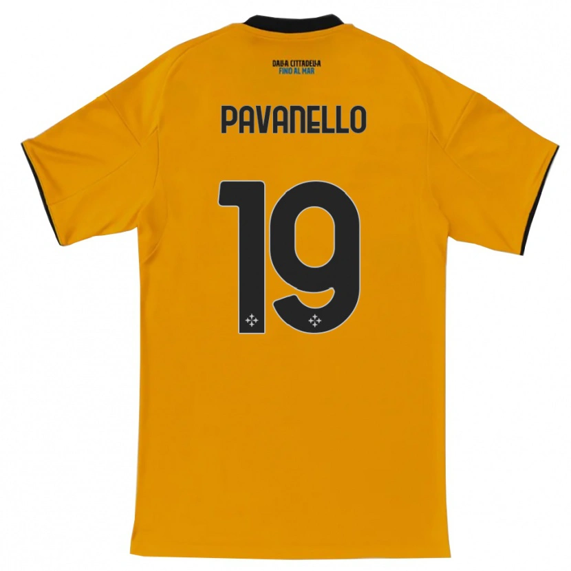 Danxen Herren Andrea Pavanello #19 Orange Blau Auswärtstrikot Trikot 2025/26 T-Shirt Österreich