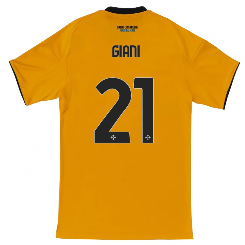 Danxen Herren Elia Giani #21 Orange Blau Auswärtstrikot Trikot 2025/26 T-Shirt Österreich