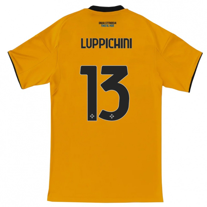 Danxen Herren Matteo Luppichini #13 Orange Blau Auswärtstrikot Trikot 2025/26 T-Shirt Österreich