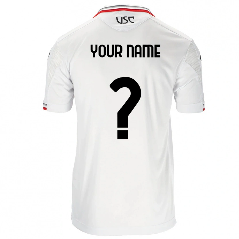 Danxen Herren Ihren Namen #0 Weiß Rot Auswärtstrikot Trikot 2025/26 T-Shirt Österreich